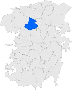 Map showing location within Berguedà