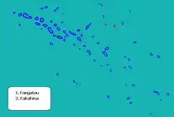 Location of Fangatau