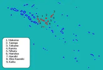 Location of Makemo