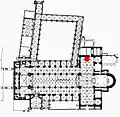 location of the grave monument of the Count and Countess Van den Bergh