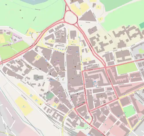 Carlisle Castle is located in Carlisle city centre