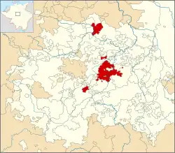 Saxe-Jena, shown with the other Ernestine duchies