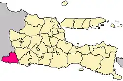 Location in East Java