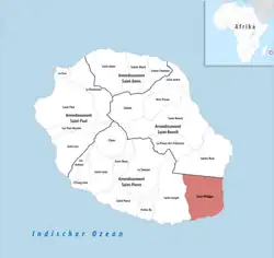 Location of Saint-Philippe