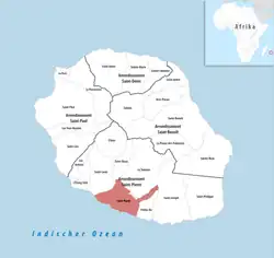 Location of Saint-Pierre