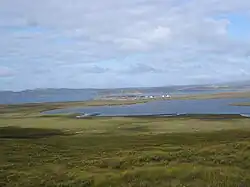 Loch Sguod with Loch Ewe in the background