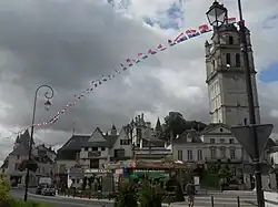 St. Antoine Tower with the Château de Loches in the background