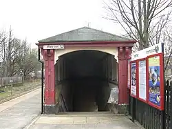 The station exit