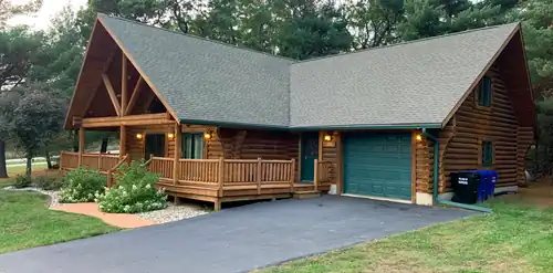 A log house in Warrens, Wisconsin