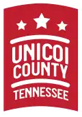 Official logo of Unicoi County, Tennessee