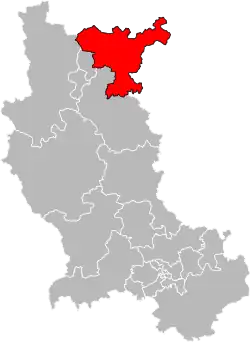 Location of Charlieu