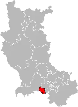 Location of Firminy