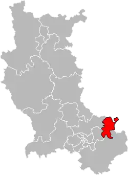 Location of Rive-de-Gier