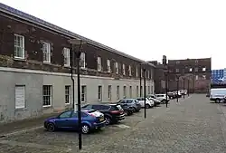 The west range and the back of the Old Royal Military Academy