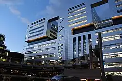 An image showing 5 Broadgate at night