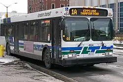 A a picture of a New Flyer Low Floor in service in 2007.