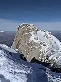 Summit in the winter