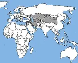 Map of range