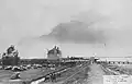 The Tavern on 6 August 1939 when the Mauretania sailed past. The RFC are long gone; note the Thames mile post markers
