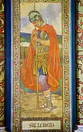 Fresco in Basilica of St Peter and St Paul in Vyšehrad (Prague)