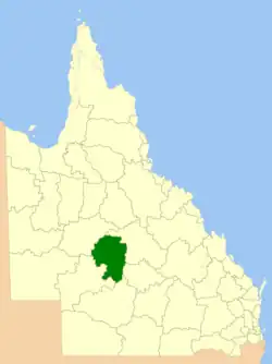 Location within Queensland