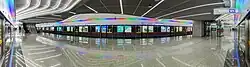 Line 18 Platform Panorama