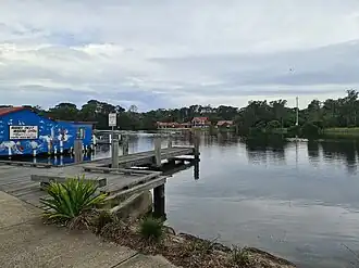 Looking over Sussex Inlet to Jervis Bay Territory