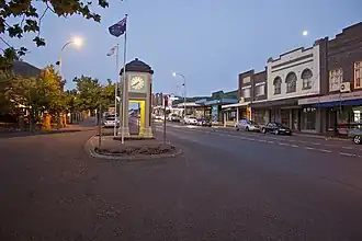 Argyle Street, which forms part of the Illawarra Highway