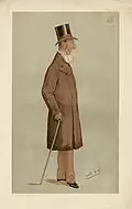 Lithographic reproduction, after Leslie Ward, published in Vanity Fair, 25 January 1894.