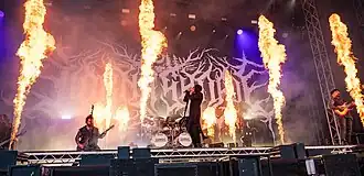 Lorna Shore performing at Tons of Rock 2025