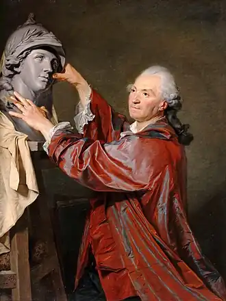 Portrait of Louis-Claude Vassé by Étienne Aubry