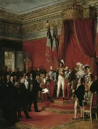 Louis Philippe Declining the Crown of Belgium Offered to His Son, 1836