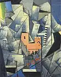Le bar du port. Signed, inscribed and dated Marcoussis Banyuls 1913. Oil on canvas, 80.8 x 65&nbsp;cm
