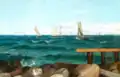 Ships on the Sundet on a summer day, 1878