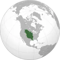 Louisiana as part of the French colonial empire from 1800 until 1803