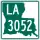 Louisiana Highway 3052 marker