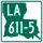 Louisiana Highway 611-5 marker