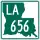 Louisiana Highway 656 marker
