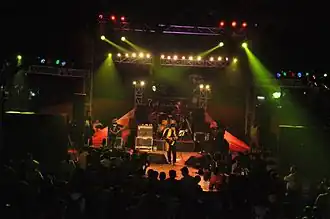 LRB performing live at Integration in 2012.