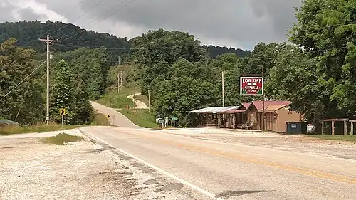 Low Gap community in the Boston Mountains
