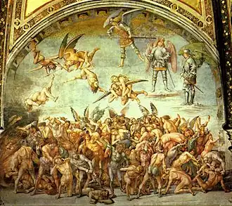 The Damned. 1499-1502. Fresco. Chapel of San Brizio in Orvieto Cathedral.
