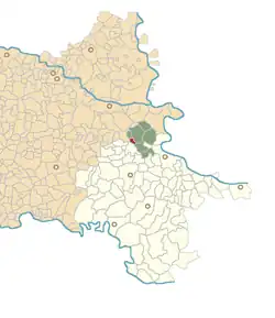 Location of Ludvinci in Croatia