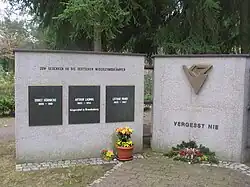 Memorial to victims killed at Genshagen[y]