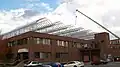 Construction of the first greenhouse in Montreal, Quebec (2011)