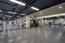 Line 2 concourse in 2017