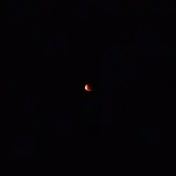 Total eclipse in Surabaya, Indonesia, 17.31 UTC