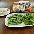 With sushi
