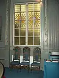 South wall of the choir Lunder Church