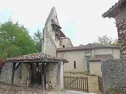 The church of Lussolle, in Losse