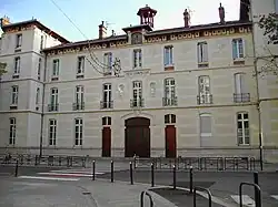 Main entrance of the Lycée Champollion